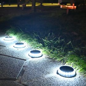 Solar Underground Light LED Outdoor (Option: White Light-4 Pieces)