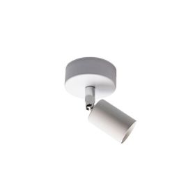 LED Ceiling Type Track Light E27 Screw Lamp (Option: White-Mounting of suction top)