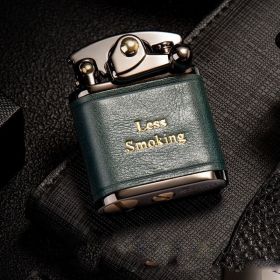 Kerosene Lighter Men's High-end Creativity (Option: Gray blue)