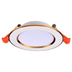 Creative Simple Anti-fog Straw Hat Downlight (Option: Warm white 6000K-8inches 24W)